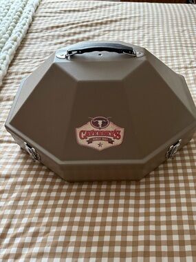 Cavender's Taupe Hat Hard Case with Handle